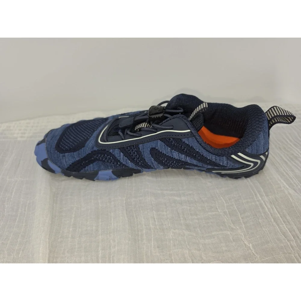 Saguaro Active II Pro Barefoot Navy Blue Minimalist Trail Runner Wide Toe Sz 41